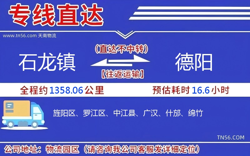 石龍鎮(zhèn)到德陽(yáng)物流公司
